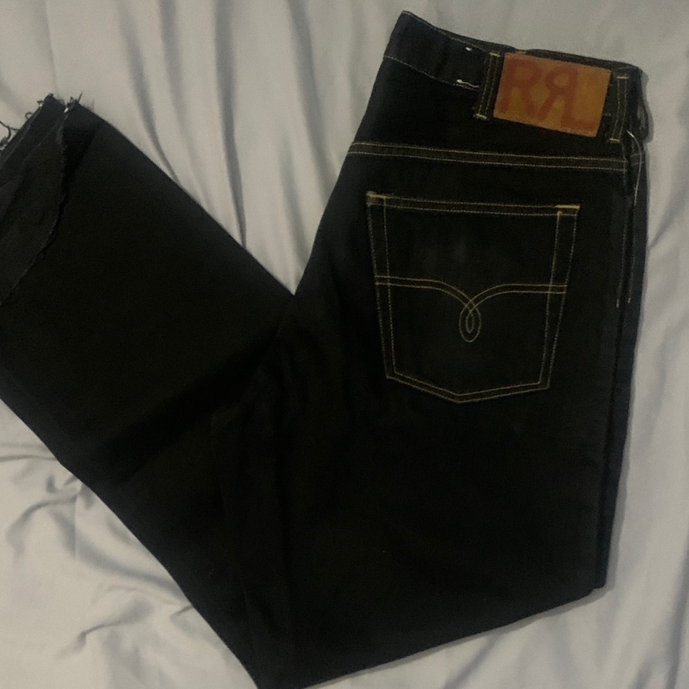 Ralph Lauren Double RL black Denim jeans